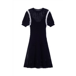 Vestido recto Negro