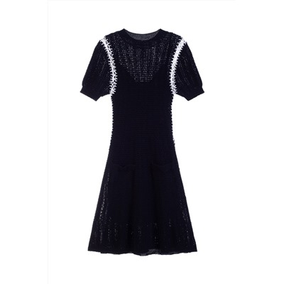 Vestido recto Negro