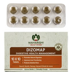 MAHARISHI AYURVEDA Dizomap Дизомап для восстановления микрофлоры кишечника 100таб