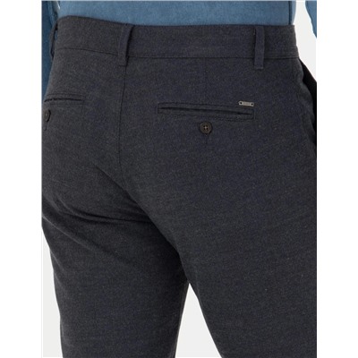 Antrasit Slim Fit Kanvas Pantolon