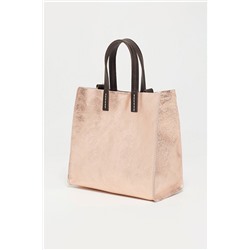 Bolso y neceser de piel Coti Rosa
