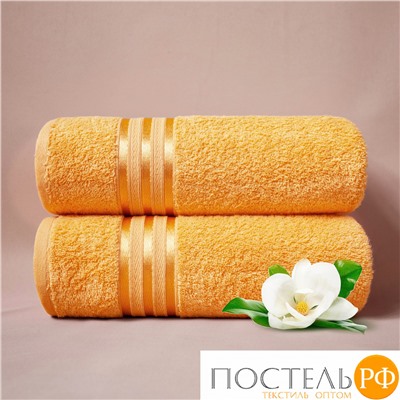 (1046) Полотенце (однотон) 70х130 см-2 шт Dome Harmonika Махра 440 г/м2 1046 Абрикосовый (Розово-бежевый на бирке)