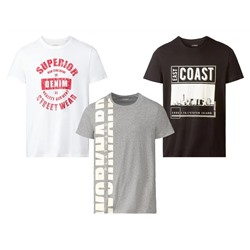 LIVERGY Herren T-Shirt, mit Print