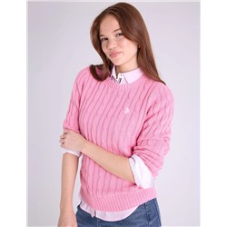 CABLE CREW NECK SWEATER