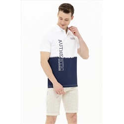 Erkek Lacivert Polo Yaka Tişört