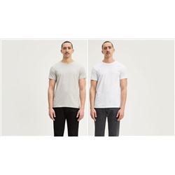 Slim Fit Crewneck Tee Shirt (2-Pack)