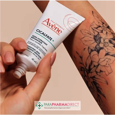 Avène Cicalfate+ Post-Tatouage Soin Hydratant Réparateur Peaux Sensibles Fragilisées Post-Acte 40ml