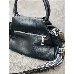 PELLE · LUX negro с ремнем для сумки