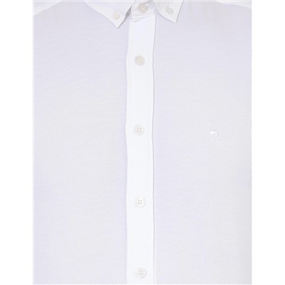 Beyaz Slim Fit Oxford Gömlek