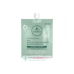Laino Masque Soin Purifiant Argile Verte & Hamamélis BIO Peaux Mixtes à Grasses 16g