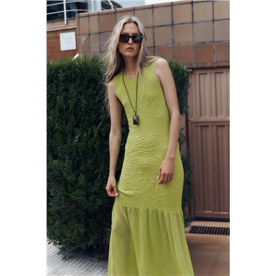 COMBINED KNIT DRESS