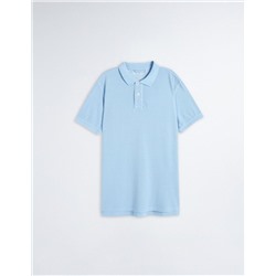 Piquet Polo, Men, Light Blue