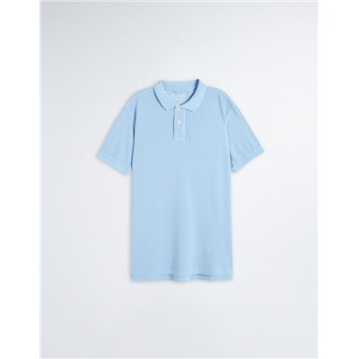 Piquet Polo, Men, Light Blue