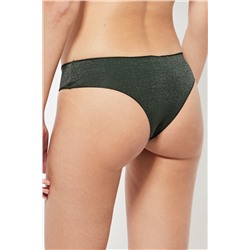 3 bragas brasileñas - Verde, burdeos y negro
