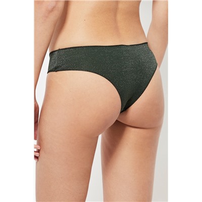 3 bragas brasileñas - Verde, burdeos y negro