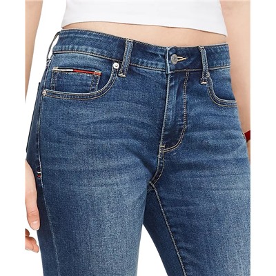 TOMMY JEANS Women's Mid-rise Skinny Ankle Jeans