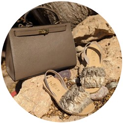 AB. Zapatos · 3115 beig+Ab.Zapatos PELLE Birkin/2 (720) Taupe