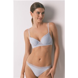 Sujetador GORGEOUS push up encaje azul