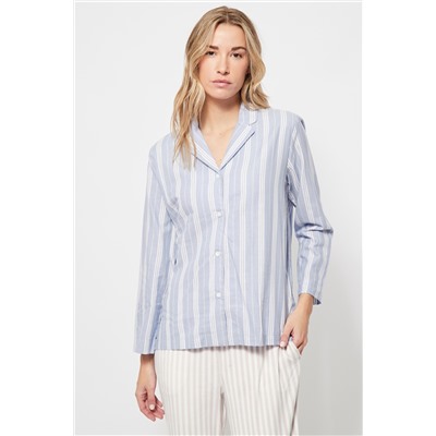 Camisa de pijama Azul claro