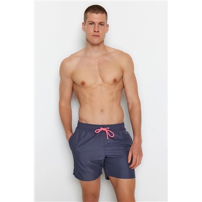TRENDYOL MAN Antrasit Basic Standart Boy Deniz Şortu TMNSS20DS0023