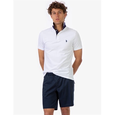 SLIM FIT STRETCH SOLID PIQUE POLO SHIRT