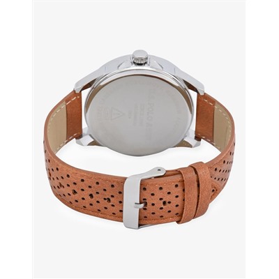 MENS CLASSIC BROWN STRAP WATCH