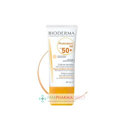 Bioderma Photoderm AR SPF50+ Crème Solaire Teinte Naturelle 30ml