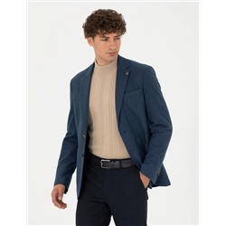 Lacivert Slim Fit Ceket