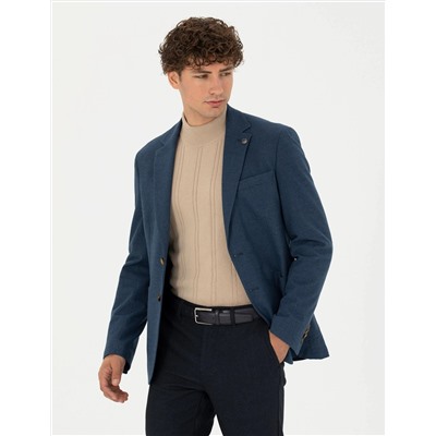 Lacivert Slim Fit Ceket