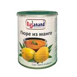 RASANAND ALPHONSO Mango Pulp Пюре из манго 850г ж/б