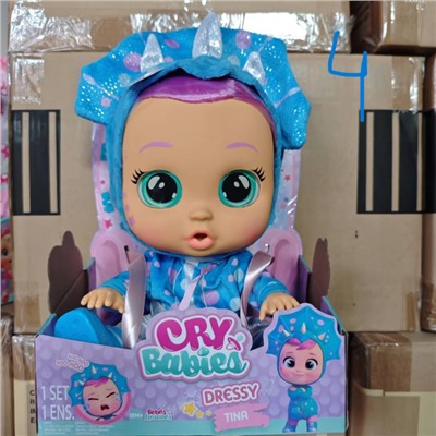 Кукла, которая плачет настоящими слезами  CRY BABY. Инструкция на русском языке