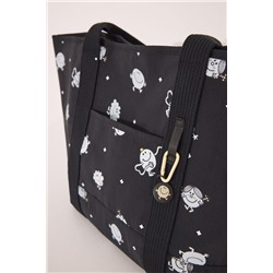 Bolso tote negro Mr. Men & Little Miss
