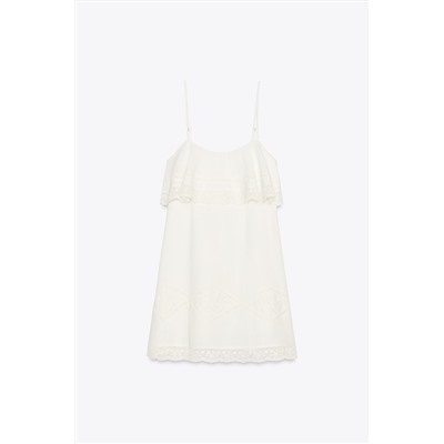 EMBROIDERED SHORT DRESS
