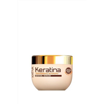Mascarilla nutritiva queratina - Para cabello seco y apagado - 250 ml