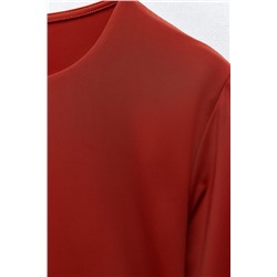 CROPPED POLYAMIDE T-SHIRT