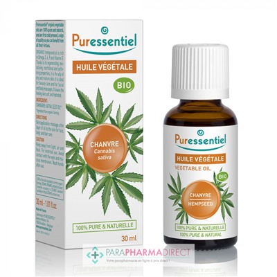 Puressentiel Huile Végétale Chanvre BIO 30 ml