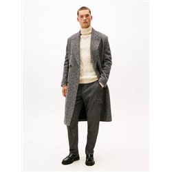 Double-Breasted Wool Coat