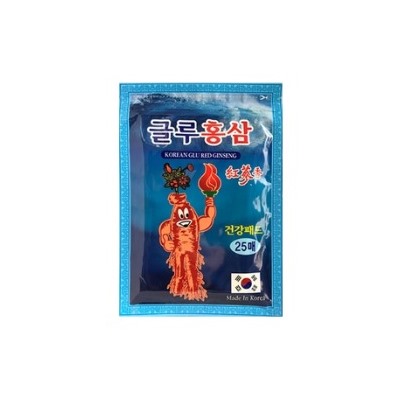 Blue_Korea Glu Red Ginseng Лечебные пластыри на основе экстракта красного женьшеня