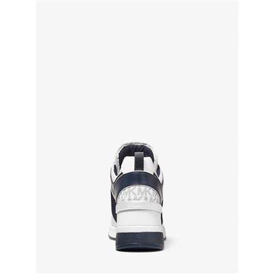 MICHAEL MICHAEL KORS Georgie Mixed-Media Trainer Style# 43S0GEFP1L