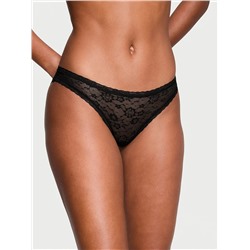 THE LACIE Lace Back Lace-Up Bikini Panty