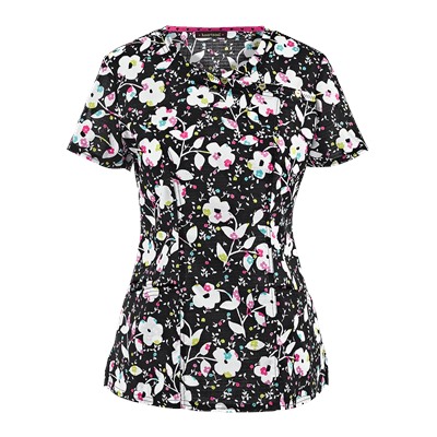 heartsoul Scrubs You're So Vine Print Top
