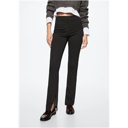 Pantalón aberturas bajo -  Mujer | MANGO OUTLET Melilla