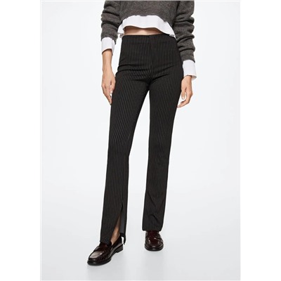 Pantalón aberturas bajo -  Mujer | MANGO OUTLET Melilla