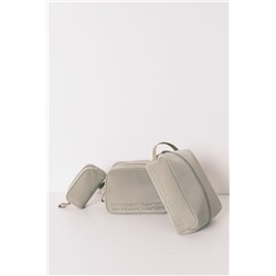 Neceser mediano rubber kaki