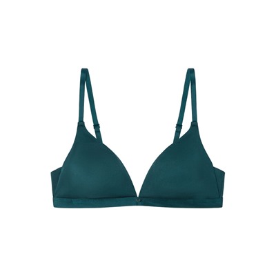 Sujetador triangular microfibra verde