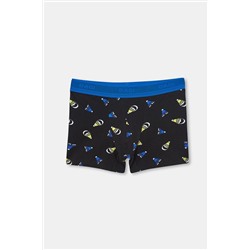 Dagi, Siyah-saks Compact Şapka Desenli Boxer
