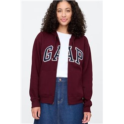 Relaxed Gap Logo Zip Hoodie