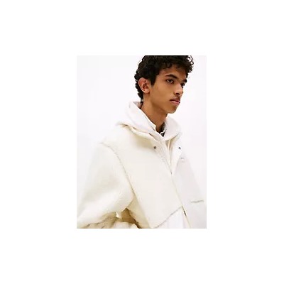 Tommy Jeans Mixed Media Teddy Jacket