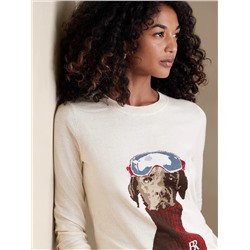 DOG INTARSIA SWEATER