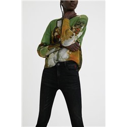 Pantalón vaquero skinny tobillero